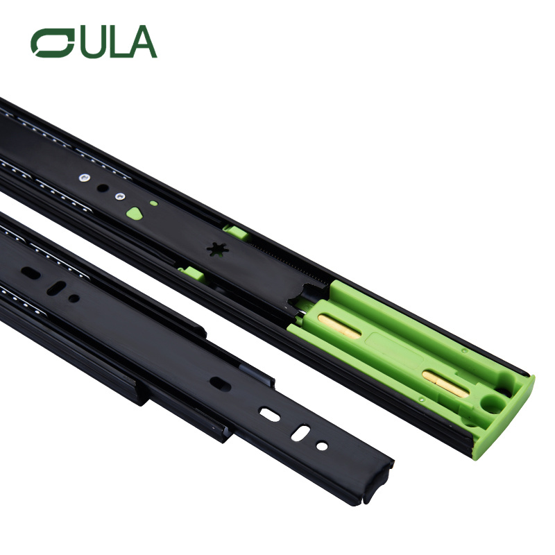 Fábrica Buen Precio Pesado Dutt Soft Close Closer Diapositiva Rodamiento de bolas de hierro Slampion Rail para muebles para muebles