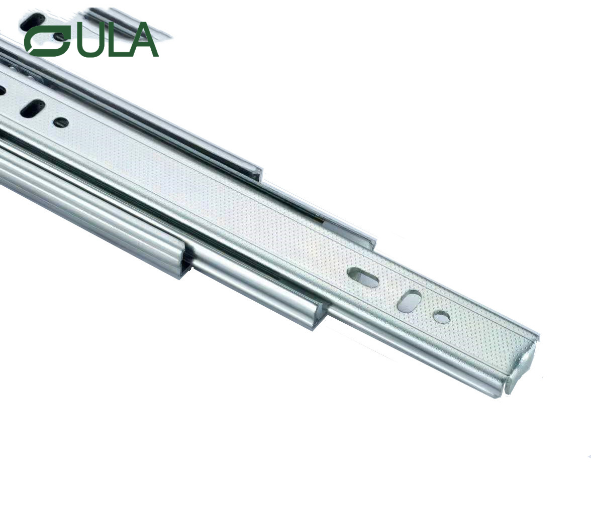 Muebles hardware gabinete de cocina rodamiento de bolas cajones diapositivas accesorios de toboganes para toboganes