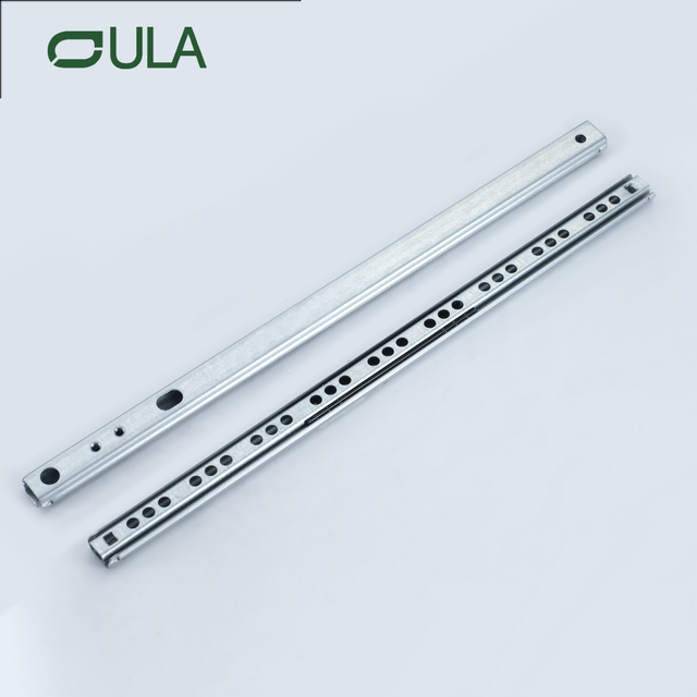Factory Alta calidad Zinc 17 mm canal telescópico mini cajón deslizamiento de corredero de corredera subdirustado