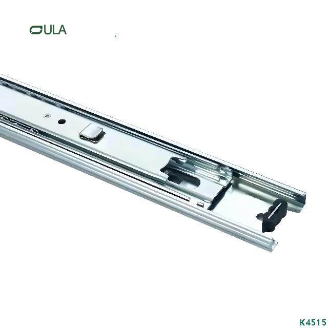 Slide de cajón de gancho de rodamiento de bolas de extensión de 45 mm debajo de cajón de servicio pesado con gancho con gancho