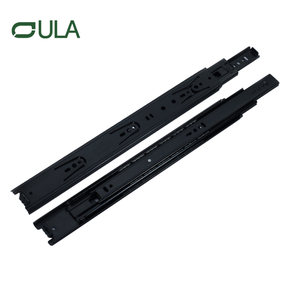 Toboganes de cajón de acabado con lana negra con rodamiento negro