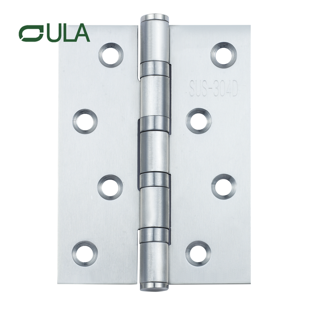 Bisagra de puerta plana de acero inoxidable 201 y 304 con diseño moderno de rodamiento de bolas para la puerta Wodden