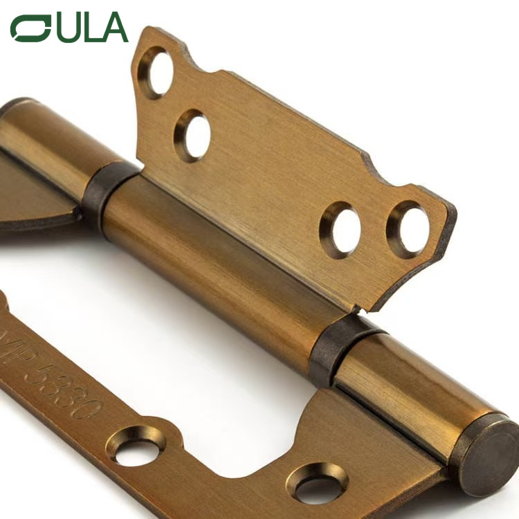 Bisagra de rubor de mariposa de hierro moderno de alta calidad 2BB Bisagra Muticolor Mute Mute Hidden Gabinet para uso de ventanas y hoteles