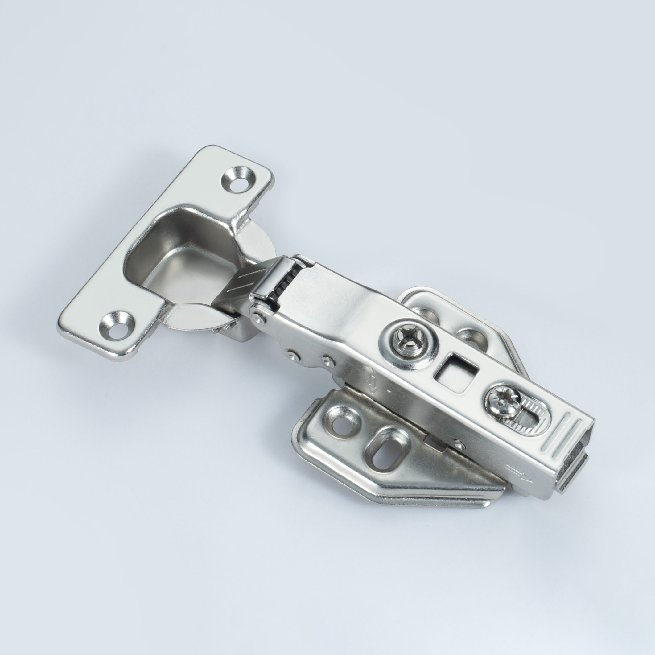 Bisagra de muebles Soft Close Gabinete oculto Plegado Plegado Bisagra de Metal de Bisagra Hidráulica para puerta