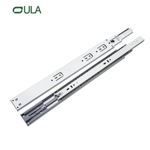 Fabricación profesional Hardware de muebles 3 Push del canal telescópico plegable para abrir la diapositiva de cajones para el vestuario