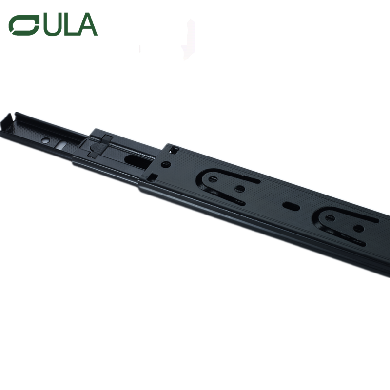 Muebles de cocina gabinete telescópico de 35 mm Extensión completa de rodamiento de bolas regulares Toboganes toboganes