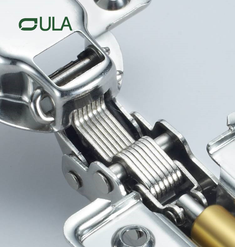 90 g de acero inoxidable Gabinete de diseño moderno Interior Bisagras hidráulicas Muebles de fricción ocultos Bisagras de puerta para uso de la cocina