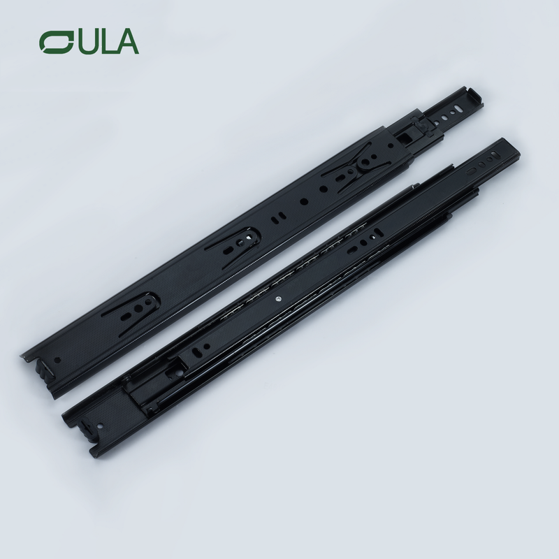 Fabricación profesional Ródido de bolas Cajón de acabado negro de acabado Negro Tobogado de hierro regular de servicio pesado