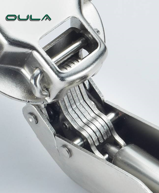 Diapositiva matrial de hierro con forma de hierro en forma de 45 grados del fabricante de OEM en bisagra de gabinete HDRAULIC 