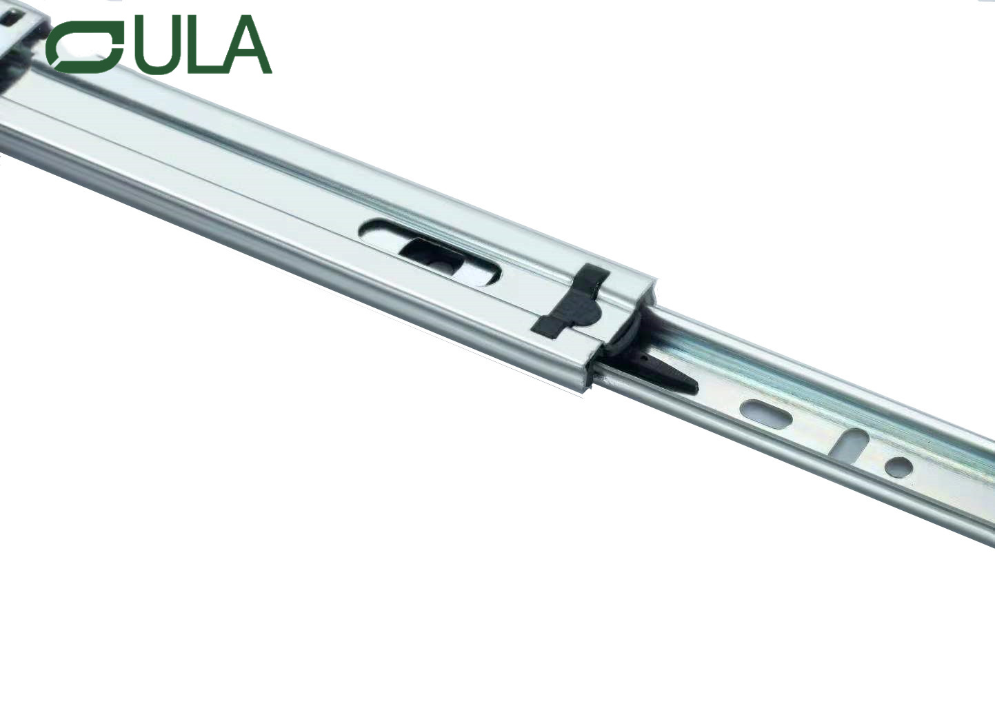 Runner de 35 mm de 35 mm Runner Roder Raring Iron Steel Rail Tobre de acero acabado negro Gabinetes de dormitorio de la cocina Muebles de aire libre para el hogar