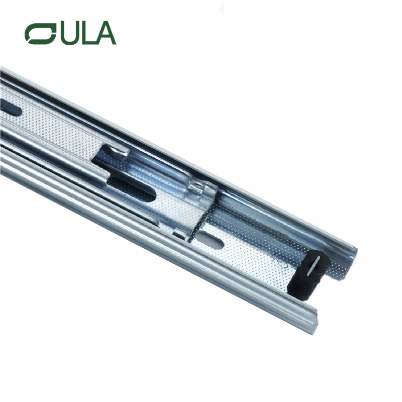 Cajón de rodamiento de bolas de extensión triple telescópica de 35 mm Diapositiva 25 kgs Rardeo de carga Uso duradero para cocina y RV Tipo de 3 veces