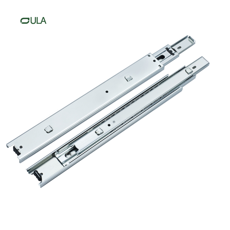 Diapositiva de cajón de rodamiento de bolas de espesor estándar 45 mm de ancho Diapositiva de cajón de servicio pesado para muebles